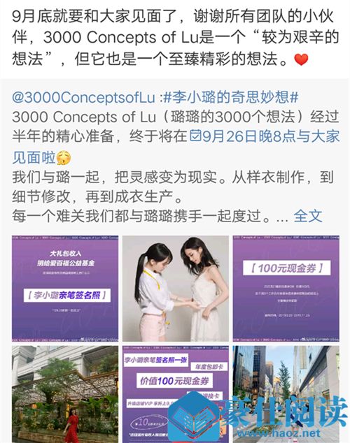 李小璐网店营业额什么情况 李小璐为什么开网店卖衣服
