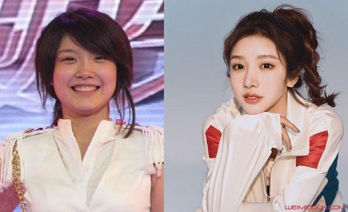 戴燕妮旧新照对比