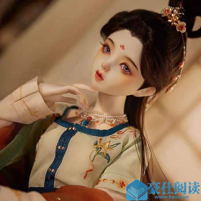 ▲高颜值BJD娃娃如同真人一般，让人爱不释手 图为龙魂人形社的BJD娃娃