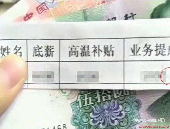 晒工资单被解雇