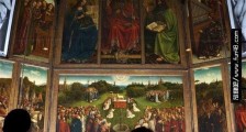 世界上最早的油画《根特祭坛画》15世纪的祭坛组画