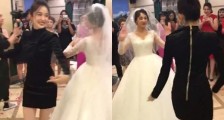 姐姐大婚，古力娜扎现场大跳新疆舞，身姿曼妙曲线迷人
