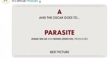 韩国电影寄生虫获最佳影片奖最佳剧本奖等六大奖项 创造奥斯卡历史