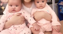 熊黛林生日晒女儿照片 双胞胎女儿十足吸睛