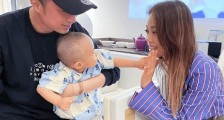 容祖儿晒与古巨基父子合影 赞古巨基是二十四孝爹地
