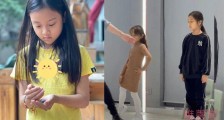 甜馨上形体课视频曝光 走起路来气场十足