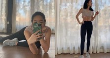 杨采钰晒照秀马甲线 气质美女小蛮腰吸睛杨采钰结婚了吗