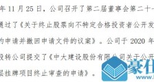 中大股份提交精选层终止审查申请 重新规划资本市场战略