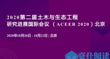 城市建设2020大会排期日程表更新!