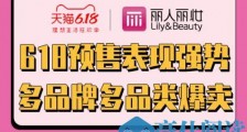凡士林、芙丽芳丝、后直播狂卖数万件背后,丽人丽妆618销量飙升