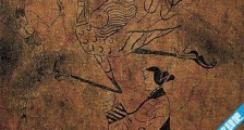 中国最早的帛画 战国时期的《人物龙凤图》