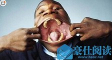 世界第一大嘴男，嘴巴长达17厘米能吞208只筷子！