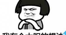 我有一个大胆的想法是什么意思什么梗?我有一个无耻又大胆的想法