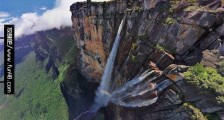 世界上最大的瀑布 安赫尔瀑布落差979公尺