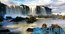 世界上最宽的瀑布 伊瓜苏瀑布宽度4000米 地处巴西和阿根廷边界