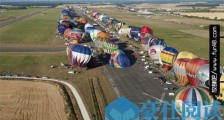 世界最大的热气球节 洛林热气球节同时有433个热气球升空