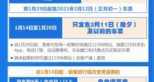 火车票预售期调整为15天 开车前8天及以上退票免费