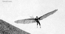 世界最早的滑翔机 奥托·利连撒尔滑翔机飞行最长距离为350米