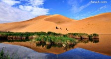 全球最高的沙漠 巴丹吉林沙漠海拔高度在1200