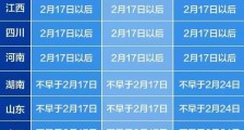 全国中小学何时开学?2020各省开学时间汇总最新消息河南广东四川湖北