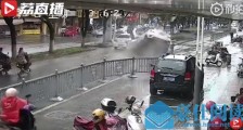 突发!苏州黄埭发生一起严重车祸 司机肇事逃逸后追尾小轿车3秒成废铁 视频画面现场图曝光