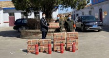 山西昔阳“90后”退役军人捐赠消防器材 现场教学火场逃生自救