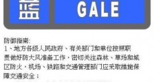 北京发布大风蓝色预警信号 阵风可达6级7级