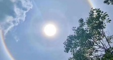 太阳戴上“美瞳”:全国上演日晕奇观!日晕是怎么形成的?