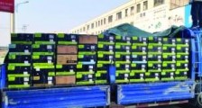连云港打掉假冒商品窝点 422箱假名牌开关装了两卡车
