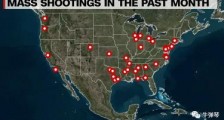 CNN都看不下去了，默默发了一张带红点的地图！