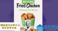 肯德基人造肉炸鸡好吃吗 揭秘KFC推出人肉炸鸡的原因