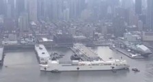 美国海军医疗船安慰号抵达纽约 主要是用来做什么的？