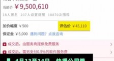 快播商标拍卖成交 多少钱成交的?具体情况