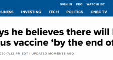 特朗普信心预测：年底前我们就会有新冠病毒疫苗