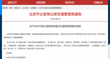 2020全国两会北京交通管制几号开始 详细北京交通管制时间道路