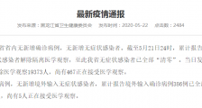 5月26日疫情通报:黑龙江新增无症状感染者2例
