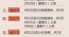 2021国家法定假日放假安排日历 2021年放假国家规定几天