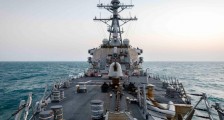 今年第一艘!台军称一艘美国战舰今天航经台湾海峡