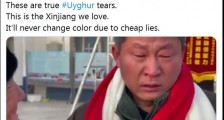 真正的维吾尔族眼泪"，感动推特网民