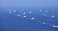 中国应勇敢划红线！美英法5艘航母合围中国，拥有超360架战机