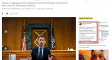 传2024年竞选美国总统的他,宣布了一份“干翻中国”的大计划