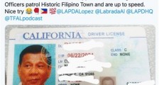 笑哭！美国加州警察查获假驾照，头像照片居然是杜特尔特……