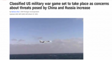 美军将推出秘密战争游戏 模拟场景包括“大陆攻台”