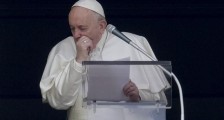 罗马教皇演讲再次出现咳嗽 方济各因身体不适取消工作安排