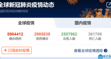 全球疫情最新消息:全球累计确诊逾576万美国申请失业救济人数超4000万 中国主动适应全球产业链_全球疫情最新消息