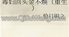 毒妇回头金不焕(重生)新版
